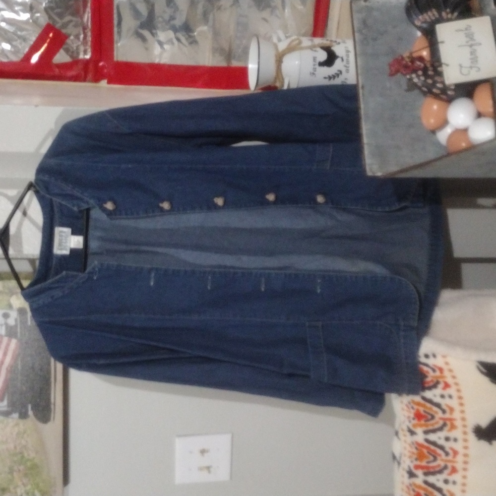 Chicos denim jacket/blazer